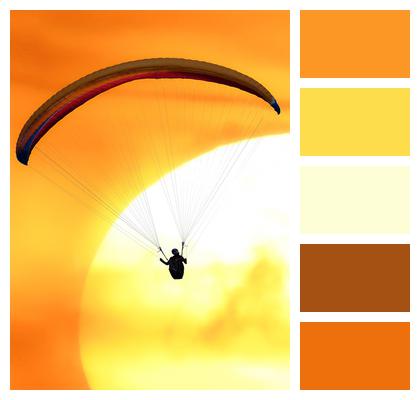 Paraglider Leisure Time Sports Image